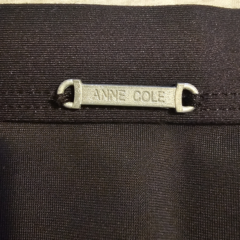 NEW! Suddenly Slim By ANNE COLE Black One-Piece Women's Swimsuit SIZE 8. - Picture 7 of 11